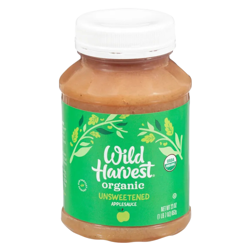 Wild Harvest Organic Unsweetened Apple Sauce, 23oz.