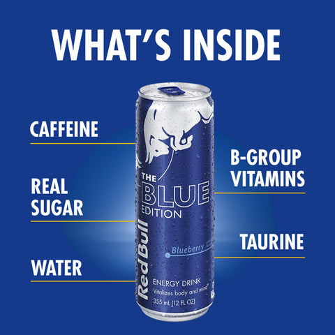 Red Bull Blue Edition Blueberry Energy Drink, 12 fl oz Can