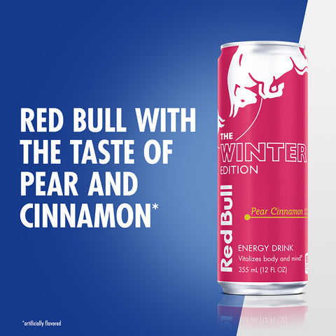 Red Bull Winter Edition Pear Cinnamon Energy Drink, 12 fl oz Can