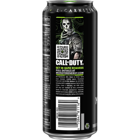 Monster Energy, Original, Energy Drink, 16 fl oz, 12pk