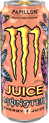 Juice Monster Energy, VP, Mango Loco, Energy + Juice, 16 fl oz + Juice Monster Pipeline Punch, Energy + Juice, 16 fl oz + Juice Monster, Papillon, Juice + Energy Drink, 16 fl oz.