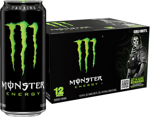 Monster Energy, Original, Energy Drink, 16 fl oz, 12pk