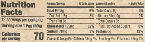 Wilcox Farms Pasture Raised Large Brown Eggs - 12ct