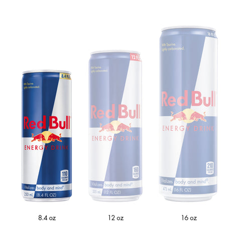 Red Bull Energy Drink, 8.4 fl oz, Pack of 4 Cans