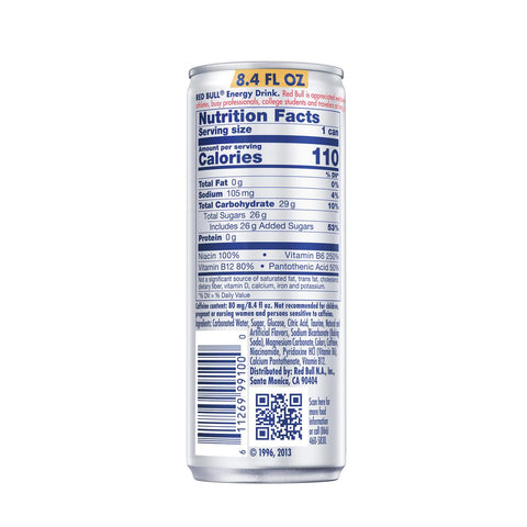 Red Bull Energy Drink, 8.4 fl oz, Pack of 4 Cans